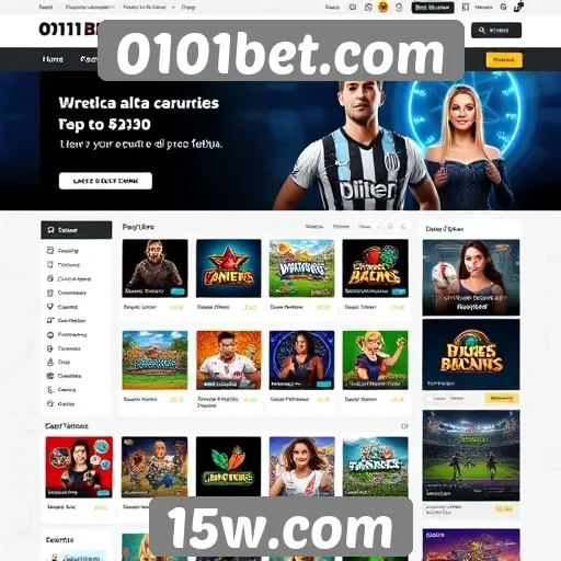 Características da interface do usuário no 0101bet